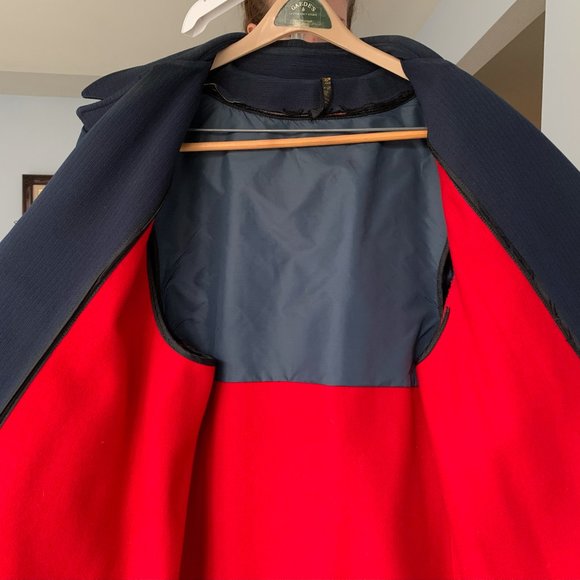 Dress Coat with zip out wool lining, vintage Mens Lg. - Picture 8 of 9